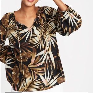 Floral swing boho blouse